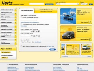 Hertz, location de voitures et utilitaires