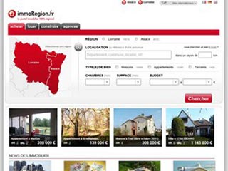 Immoregion, annonces immobilières 100% régionales