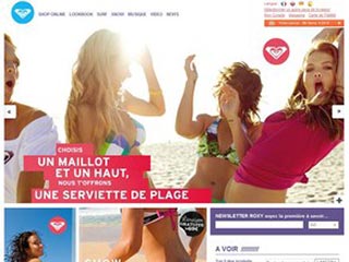 La boutique en ligne Roxy