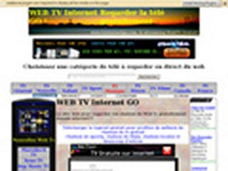 Regarder tv sur internet