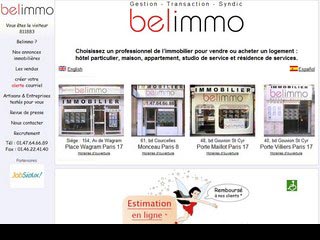 Belimmo, agence immobilière Paris 17