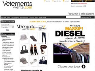 Vetements-vente : Jeans diesel homme et femme