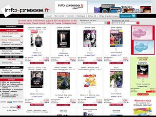 Info presse : Magazine,  journaux et revue au numéro