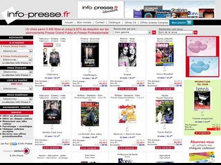 Info presse : Magazine,  journaux et revue au numéro