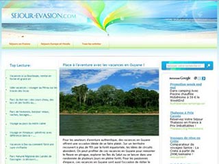 Séjour Évasion, les bons plans en ligne