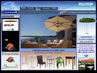 Sotrapa, mobilier de jardin et parasols