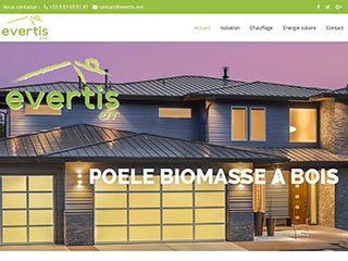 Le spécialiste de l'énergie verte sur www.evertis.net