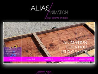 Alias Animation animation location jeux géants