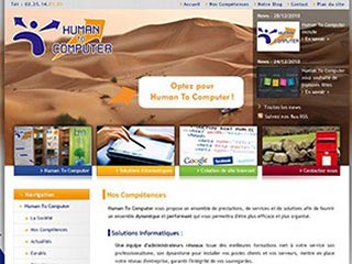 Human To Computer, créations de Site Web