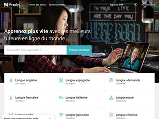 Preply - Trouvez un prof particulier de langue pour des cours sur Skype