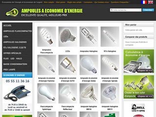 Lampesecoenergie, ampoules à économie d'énergie