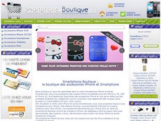 Smartphone-boutique, la e-boutique d'accessoires iPhone