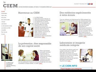 CIEM, Bilan de santé personnalisé