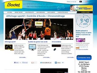 Bodet sport, spécialiste en affichage et équipement sportif