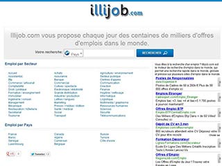 Illijob, espace web pour trouver et déposer vos annonces d'emploi et stage