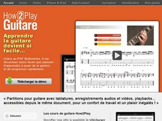 How2play-guitare, cours de guitare en téléchargement