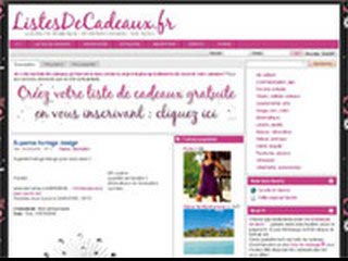 Liste de cadeaux : mariage, anniversaire, Baptême