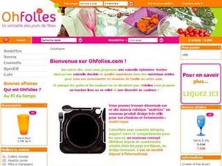 Ohfolies, la vaisselle des jours de fête