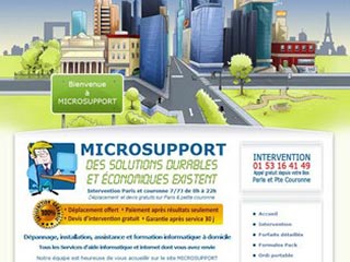 Microsupport, dépannage informatique PARIS IDF