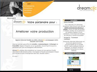 Dreamclic : Creation site et logiciels web sur mesure