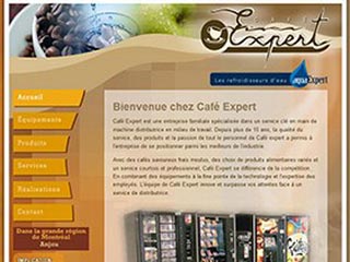 Café Expert, machine distributrice au travail