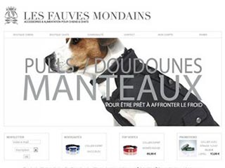 Les Fauves Mondains, accessoires et alimentation Chiens et Chats