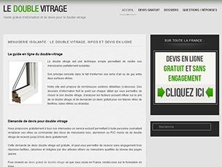 Double Vitrage : Devis en ligne pour fenêtre à double vitrage