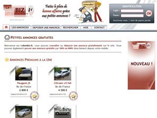 Lebonbiz, les petites annonces gratuites