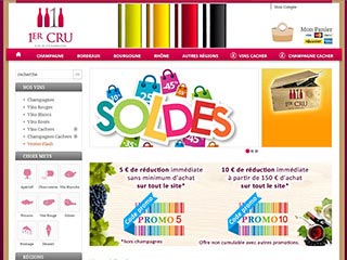 1er Cru, vente de vins et champagnes en ligne