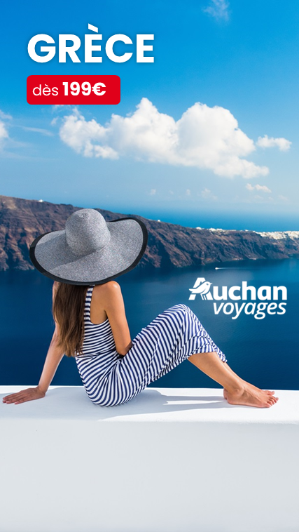 Tourisme - Auchan Voyages (Grèce) 427x758