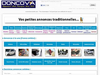 Doncova, site de dons d'objets et services gratuits