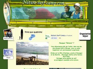 Nature surf camp, ecole de surf