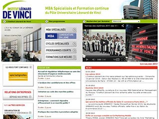 Institut Leonard De Vinci | MBA spécialisés et Formation continue