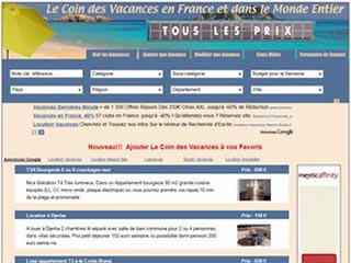 Le bon coin pour les locations de vacances