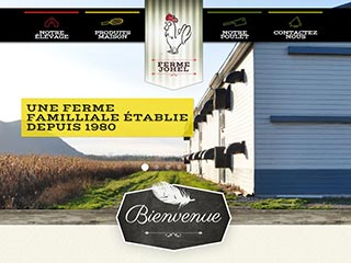 Poulet de grain ferme