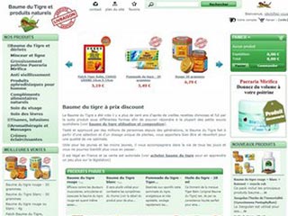 La boutique du baume du tigre original à prix discount