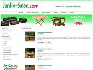 Jardin Salon, produits de jardin en teck