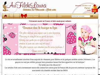 AuFildeLaura, vêtements enfants de 0 à 8 ans