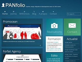 Panfolio : Expert Joomla et création site Joomla