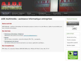 Aide Multimedia, maintenance et site internet