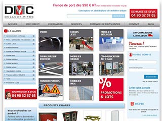 DMC Direct, concepteur et distributeur de mobilier urbain