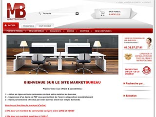 Marketbureau, votre site de mobilier de bureau professionnel