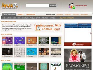 Jeux7, jeux gratuits en ligne