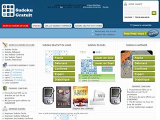 Sudoku gratuit, niveau facile à niveau diabolique