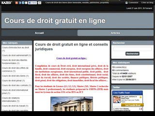 Cours de droit gratuits et conseils juridiques