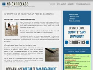 Nc-carrelage, informations et devis pour travaux de carrelage