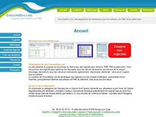 ConcreteDev : Développement de shareware PME