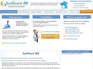 Sud Ouest RH, recrutement sud ouest offres d'emplois RH