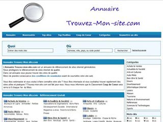 Trouvez Mon site, annuaire référencement généraliste