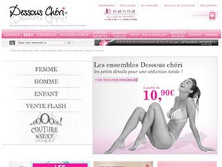 Dessous Chéri, lingerie feminine et dessous pour homme